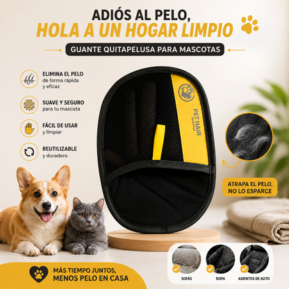 PawClean™ –  Elimina el pelo de mascotas en una sola pasada.