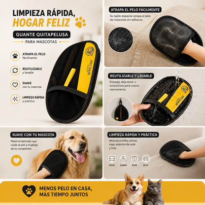 PawClean™ –  Elimina el pelo de mascotas en una sola pasada.
